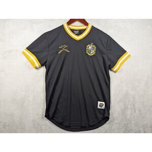 Harry Potter Hufflepuff Black Quidditch Jersey Shirt Box Lunch Unisex Small